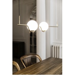 Colgante Le Vita dos luces oro Faro